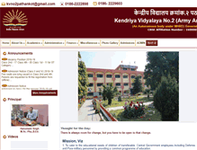 Tablet Screenshot of kv2pathankot.com